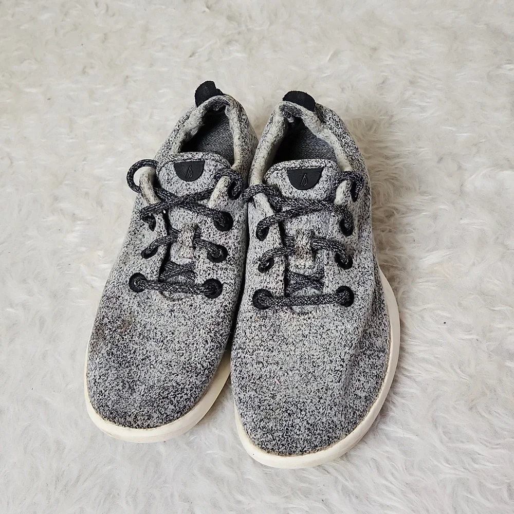 Allbirds wool runners gray sneakers tennis shoes women's 9 - Picture 2 of 7